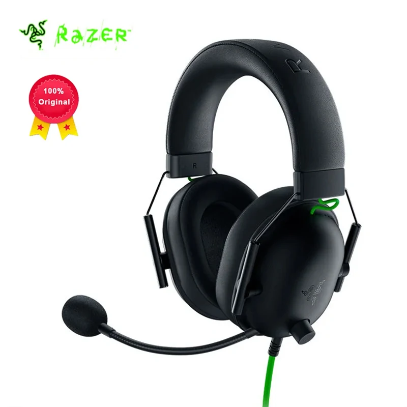 100 Original Razer BLACKSHARK V2 X Headphones E sports Game